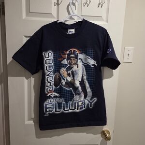 Vintage Single Stitch Broncos John Elway Graphic T-Shirt